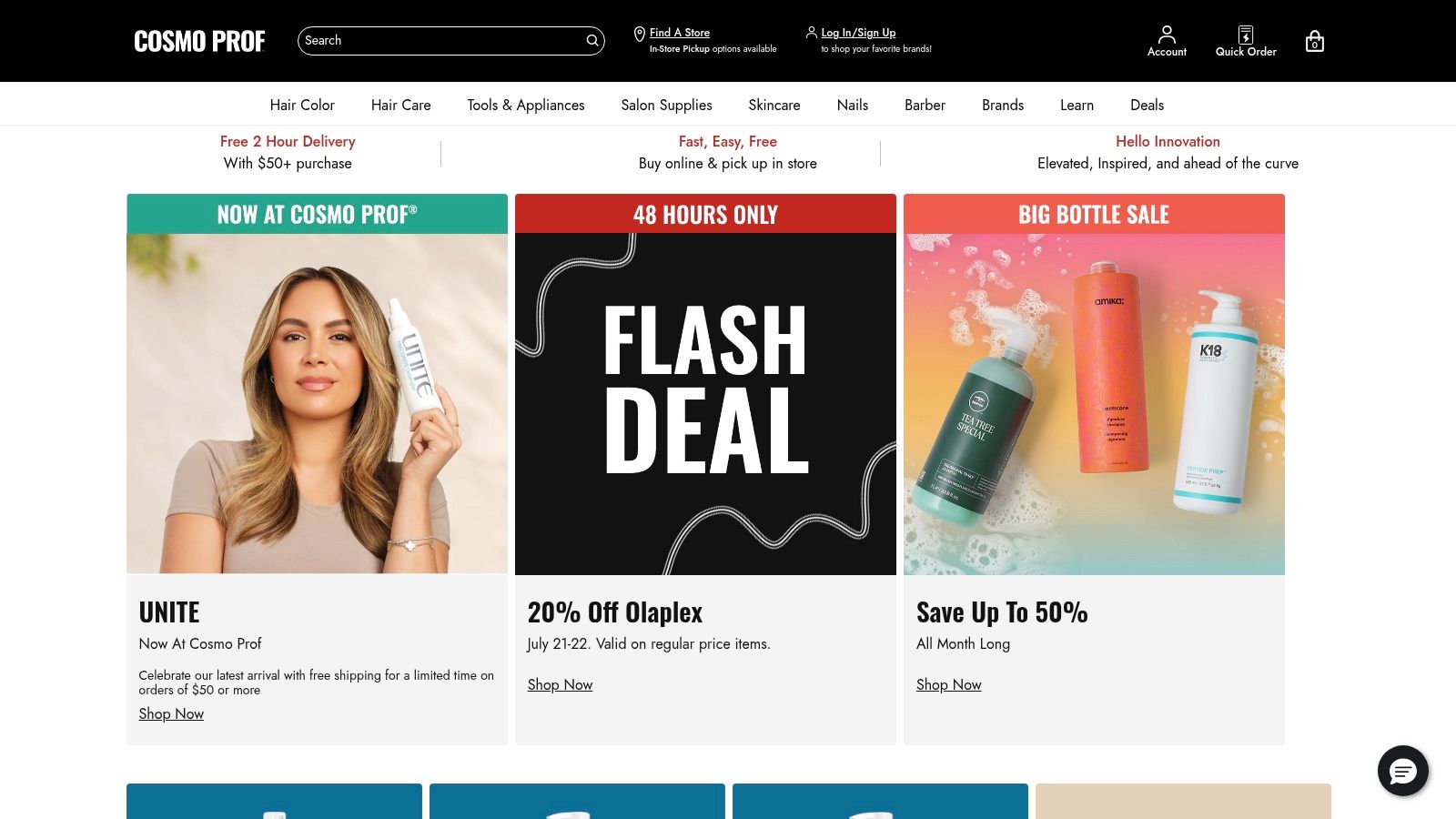 3. CosmoProf: Securing Premium Products and Professional Exclusivity