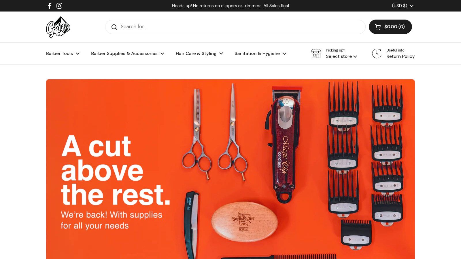 G Styles Barber Supply