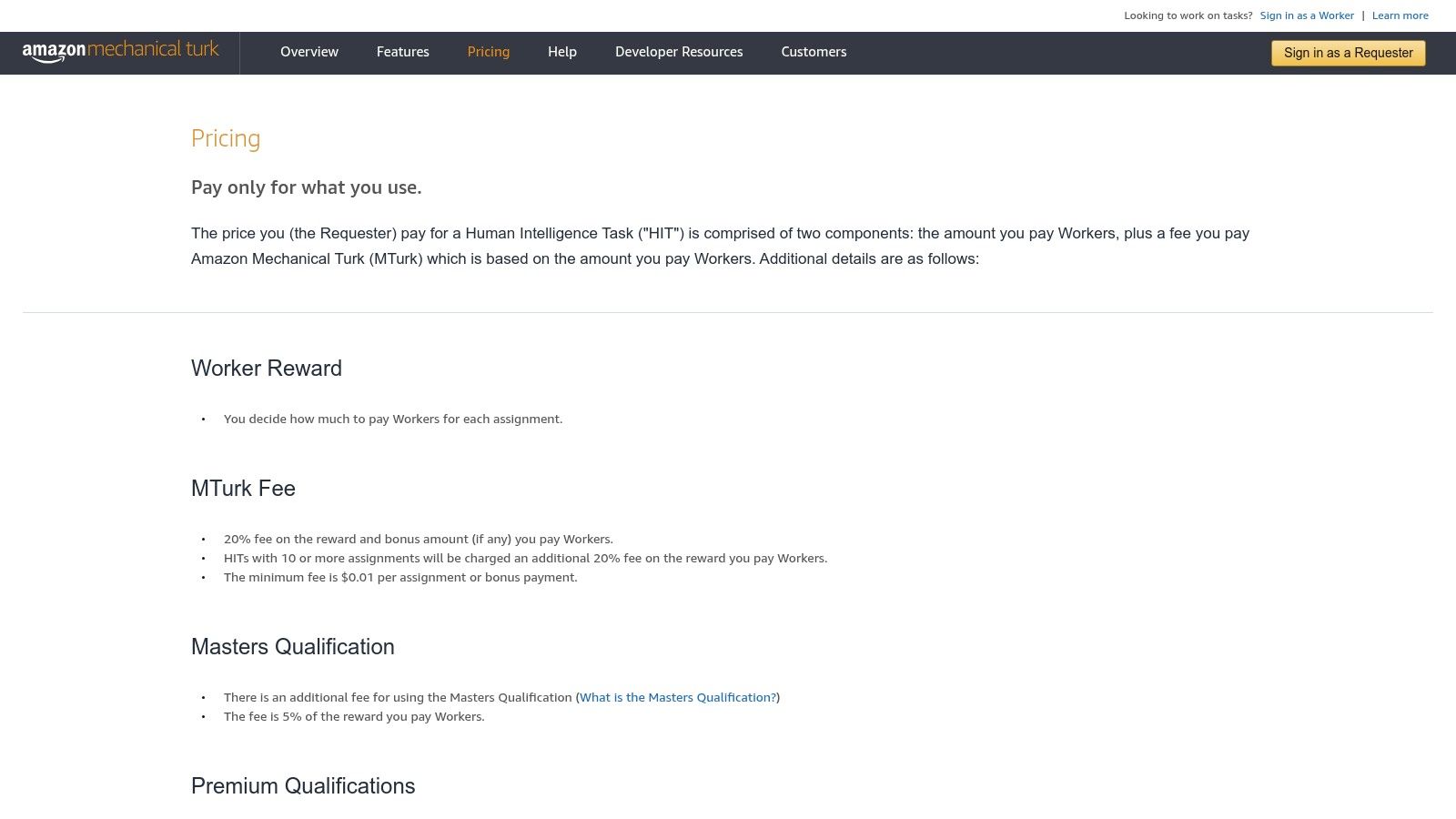 Amazon Mechanical Turk (MTurk)