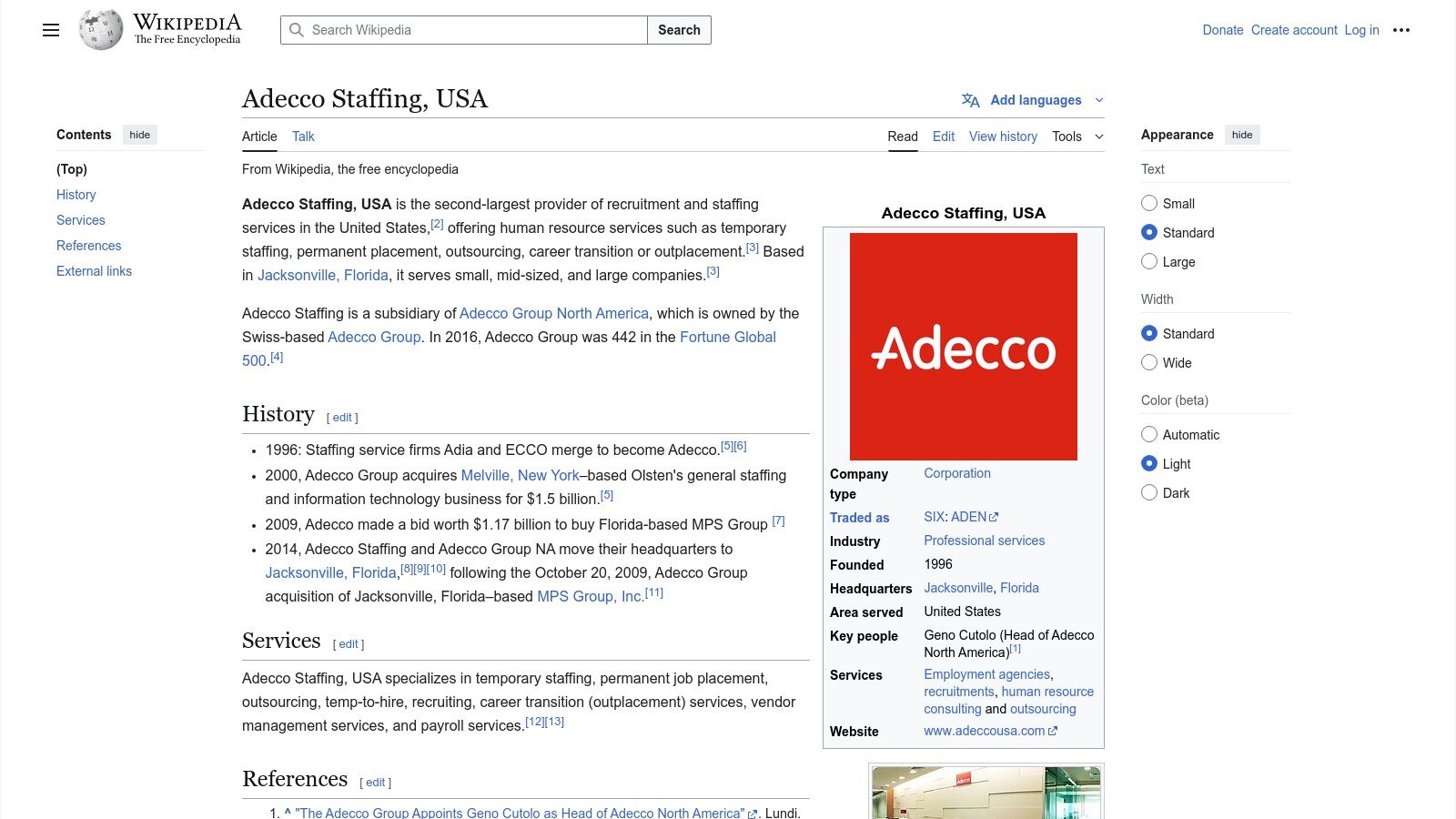 Adecco Staffing USA