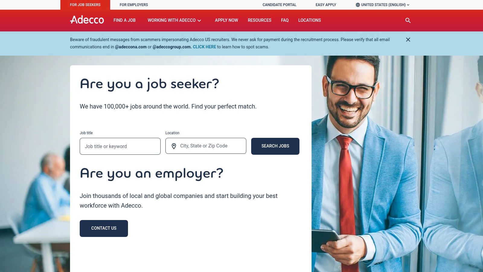 Adecco USA – Employers (Staffing Solutions)