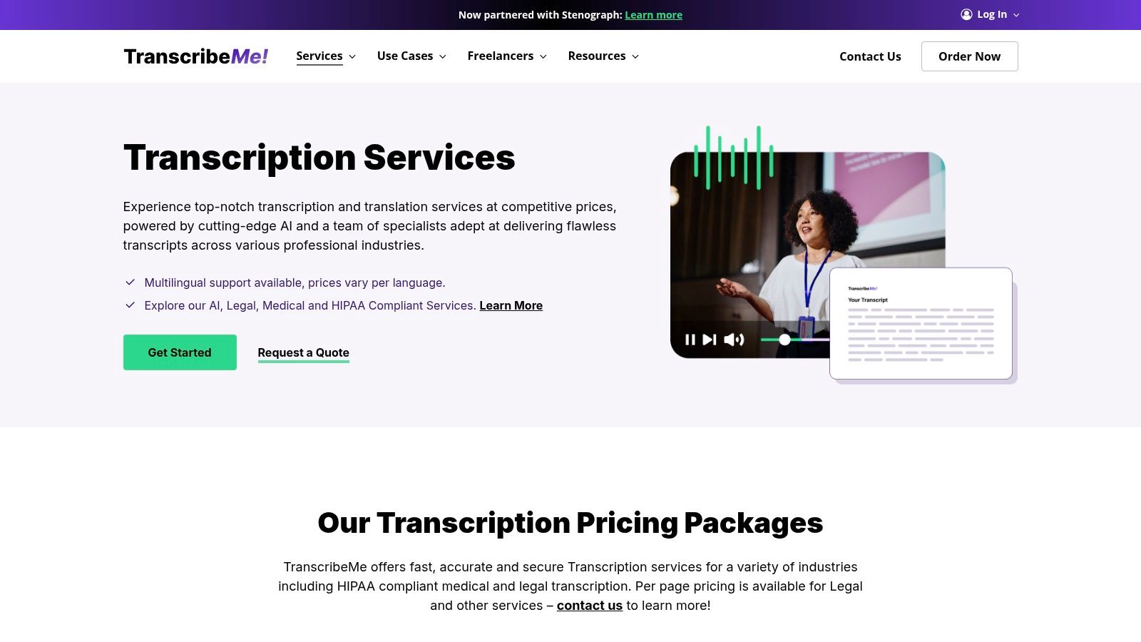 TranscribeMe