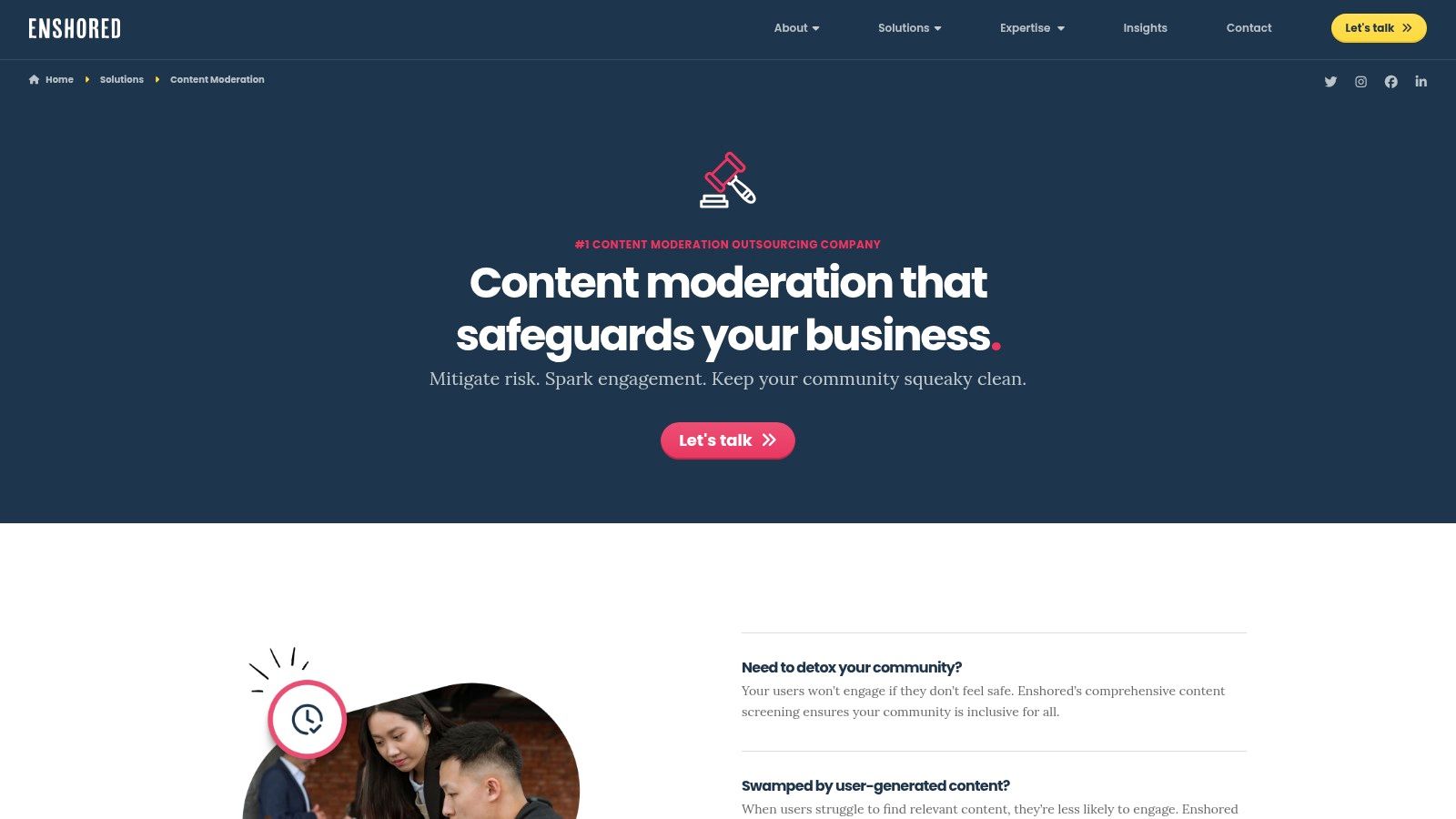 Enshored