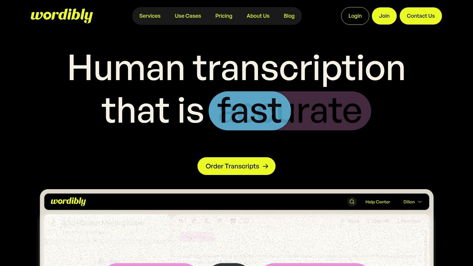Wordibly (formerly Focus Forward Transcription)