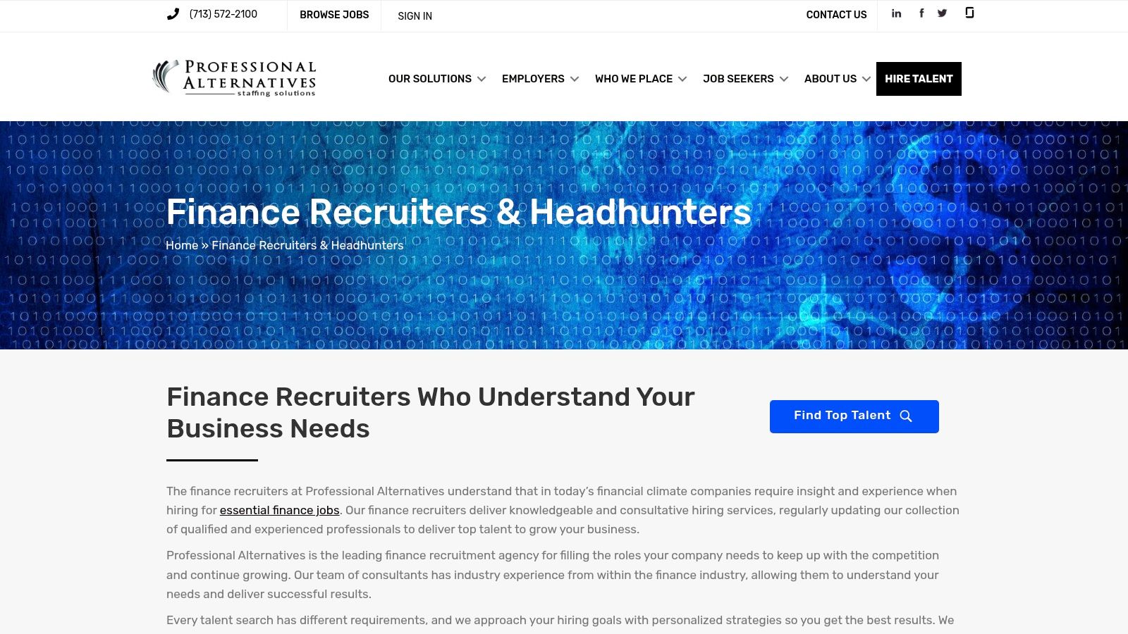 Professional Alternatives