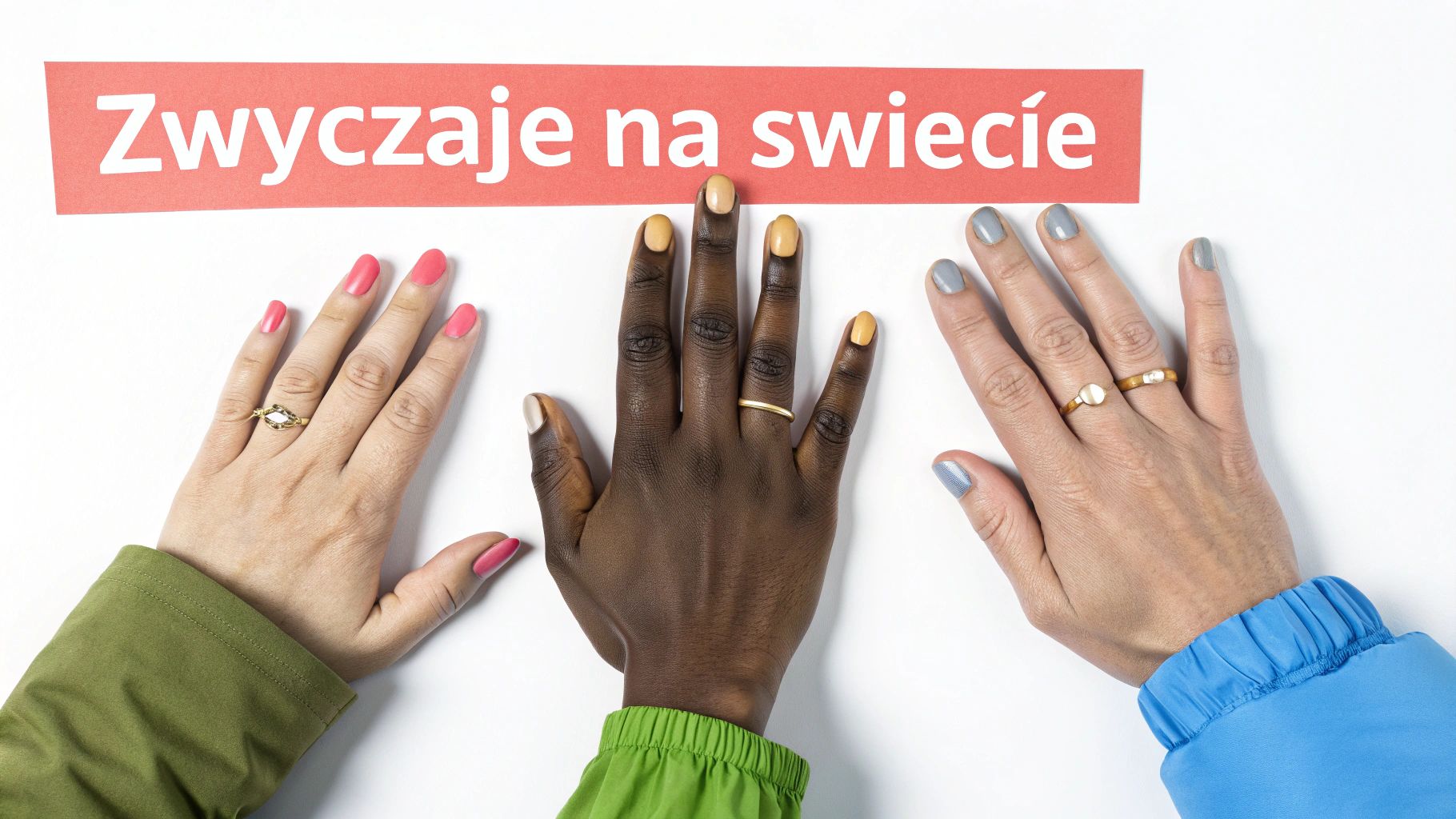 Kobieta z pierścionkiem zaręczynowym na tle mapy świata