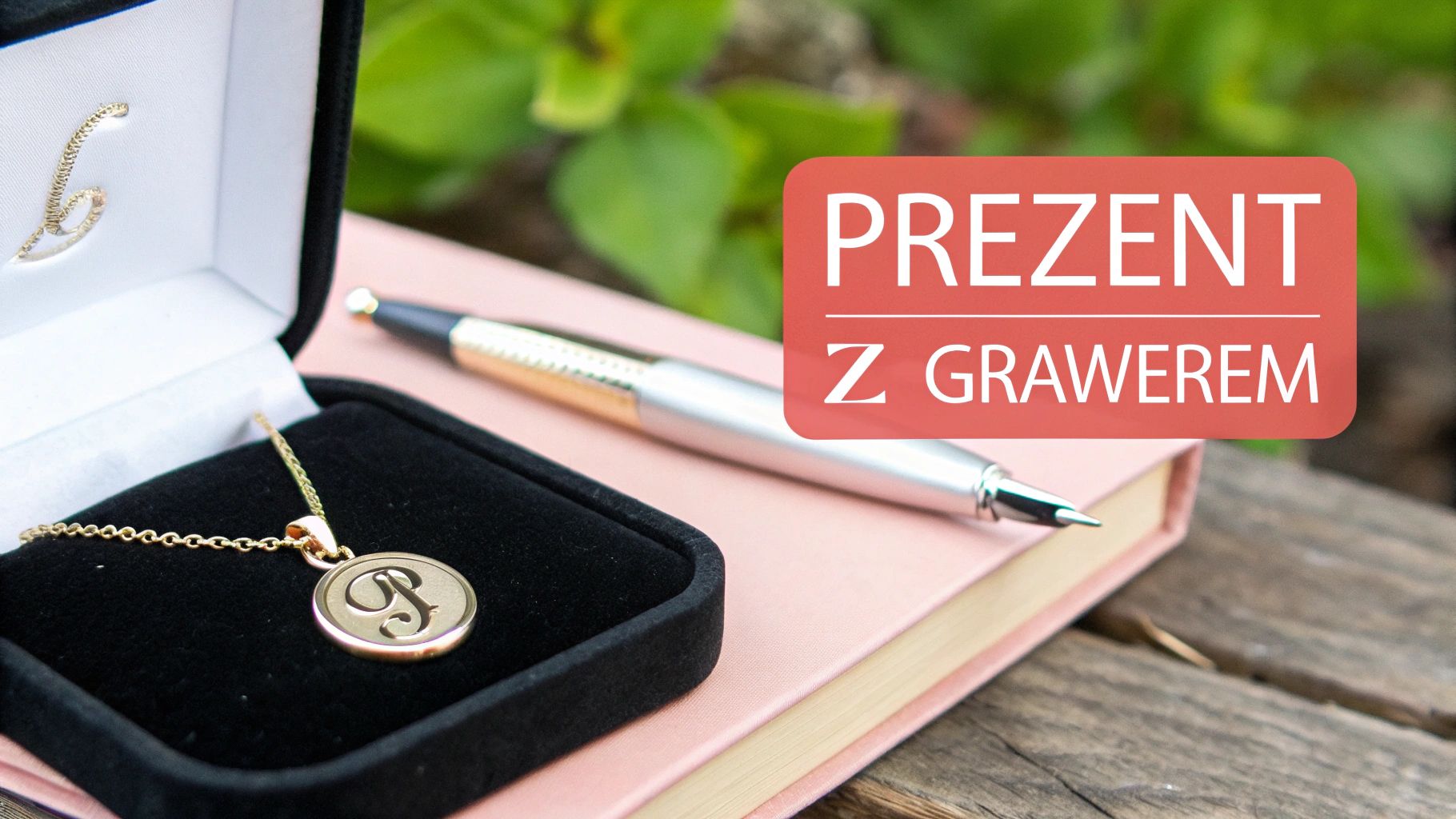 Biżuteria z grawerem na prezent.