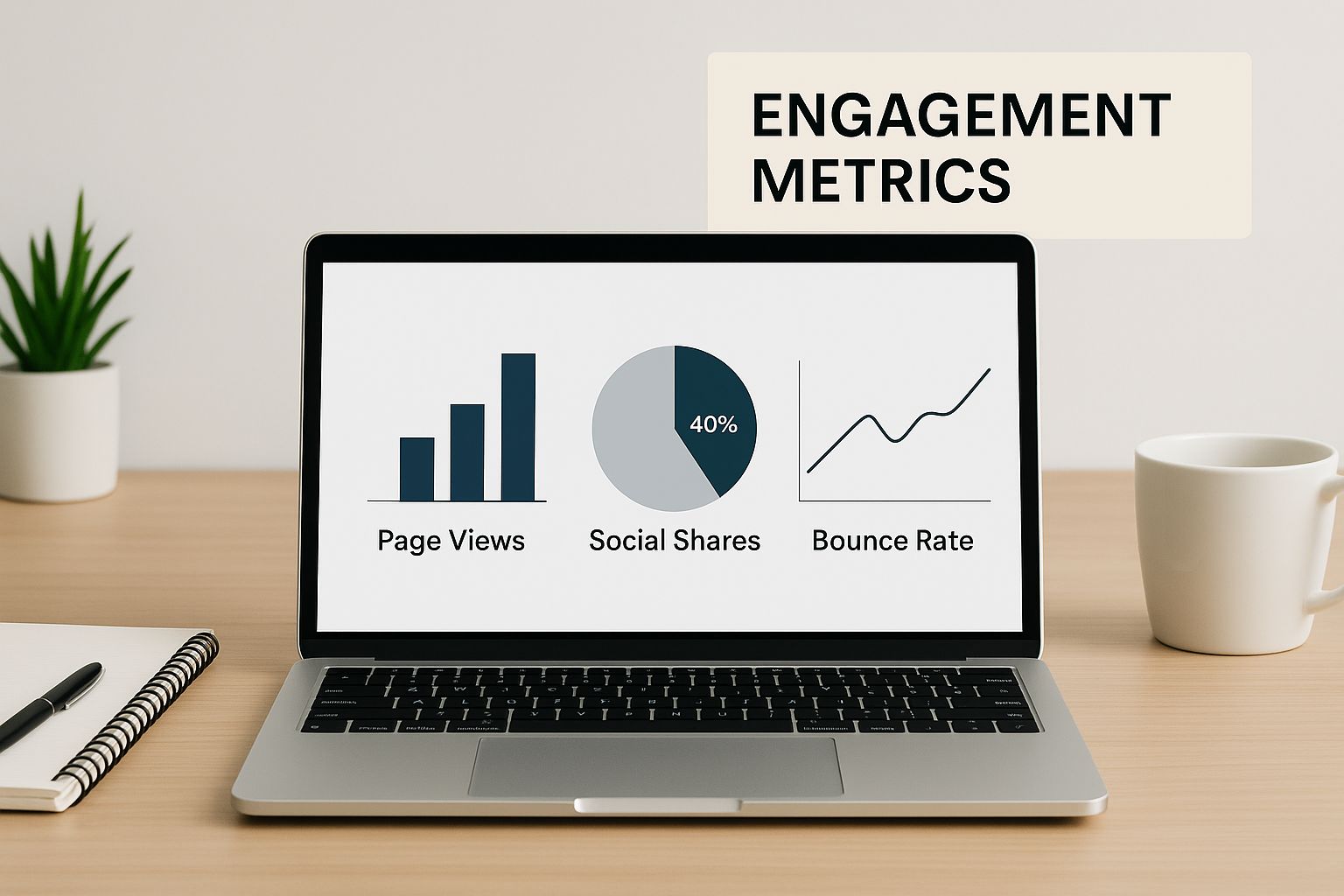 Infographic about how to measure social media engagement