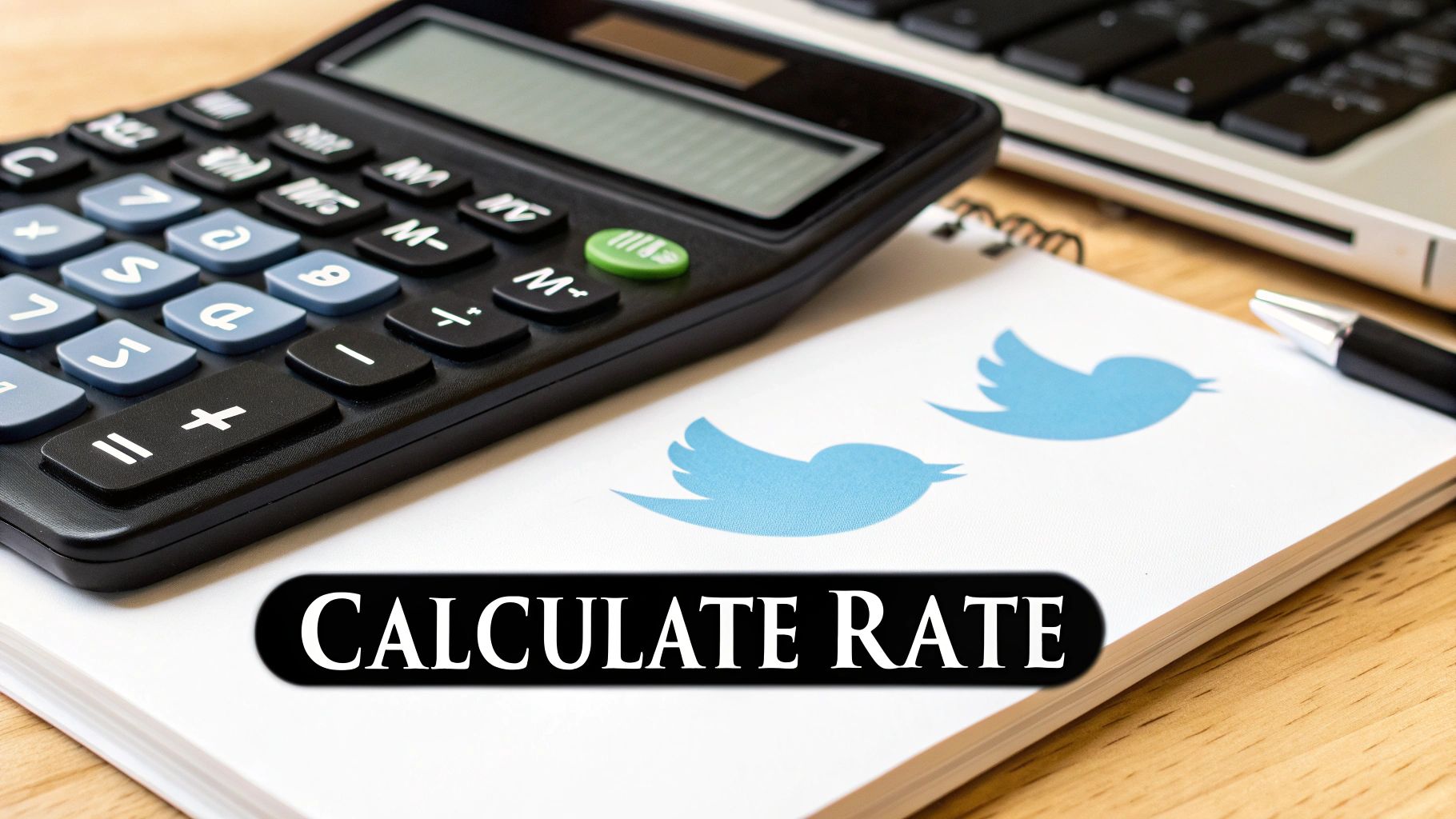Image of person using a calculator
