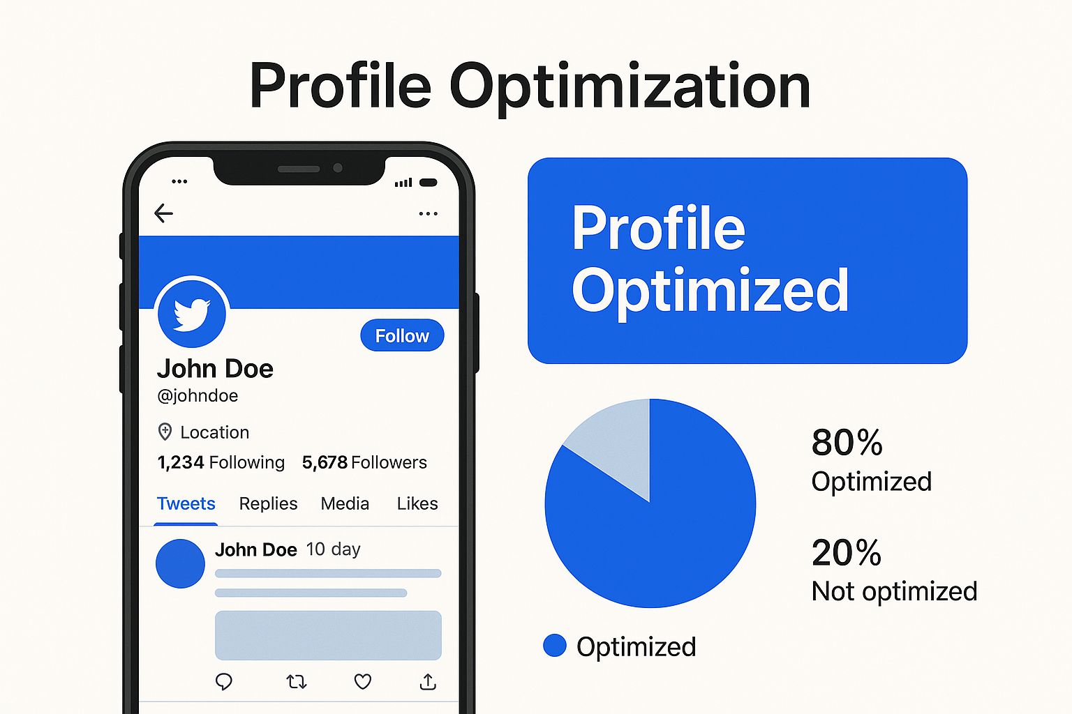 Infographic about increase twitter followers