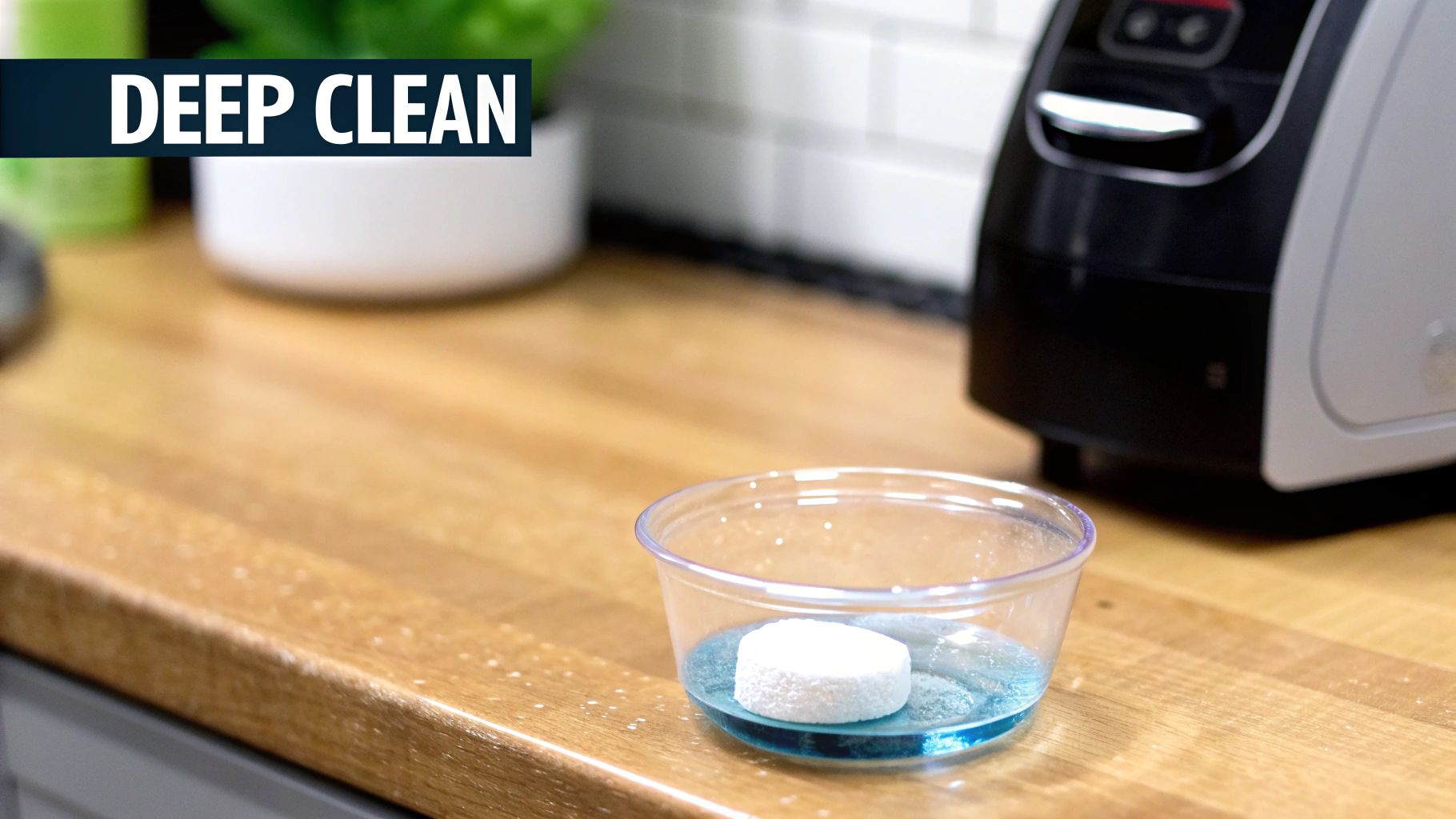 Deep cleaning retainer