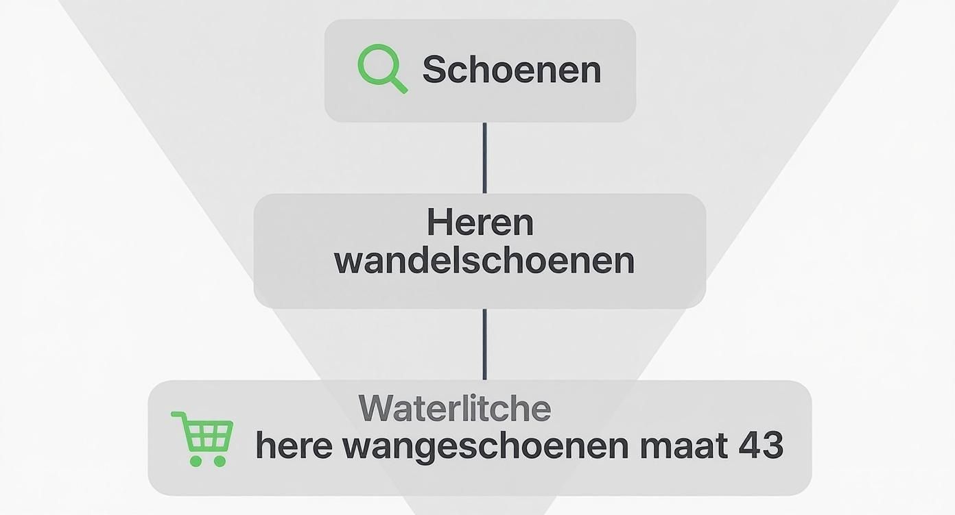 Infographic about wat zijn long tail zoekwoorden