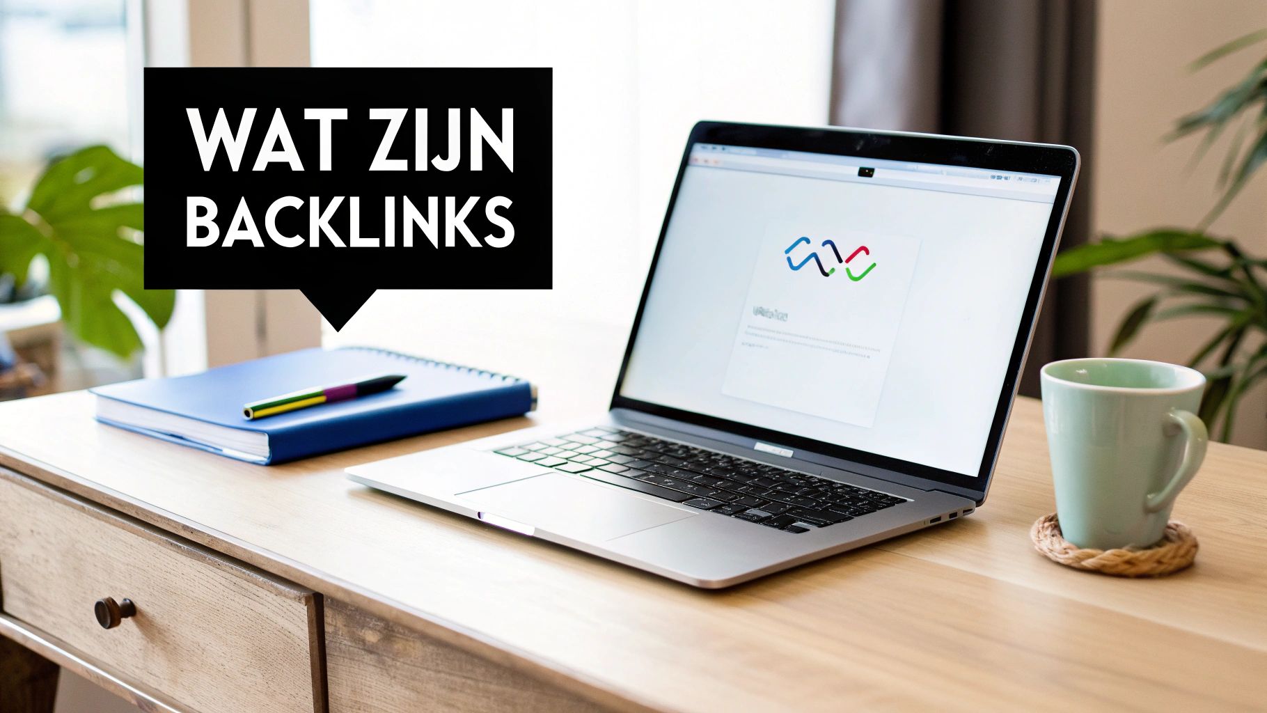 Visualisatie van hoe PageRank via backlinks van de ene naar de andere website stroomt