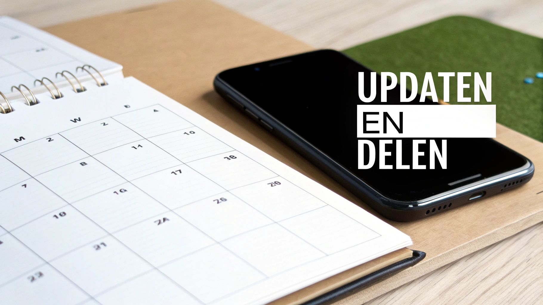 Iemand die een plant verzorgt, als symbool voor het onderhouden van evergreen content.