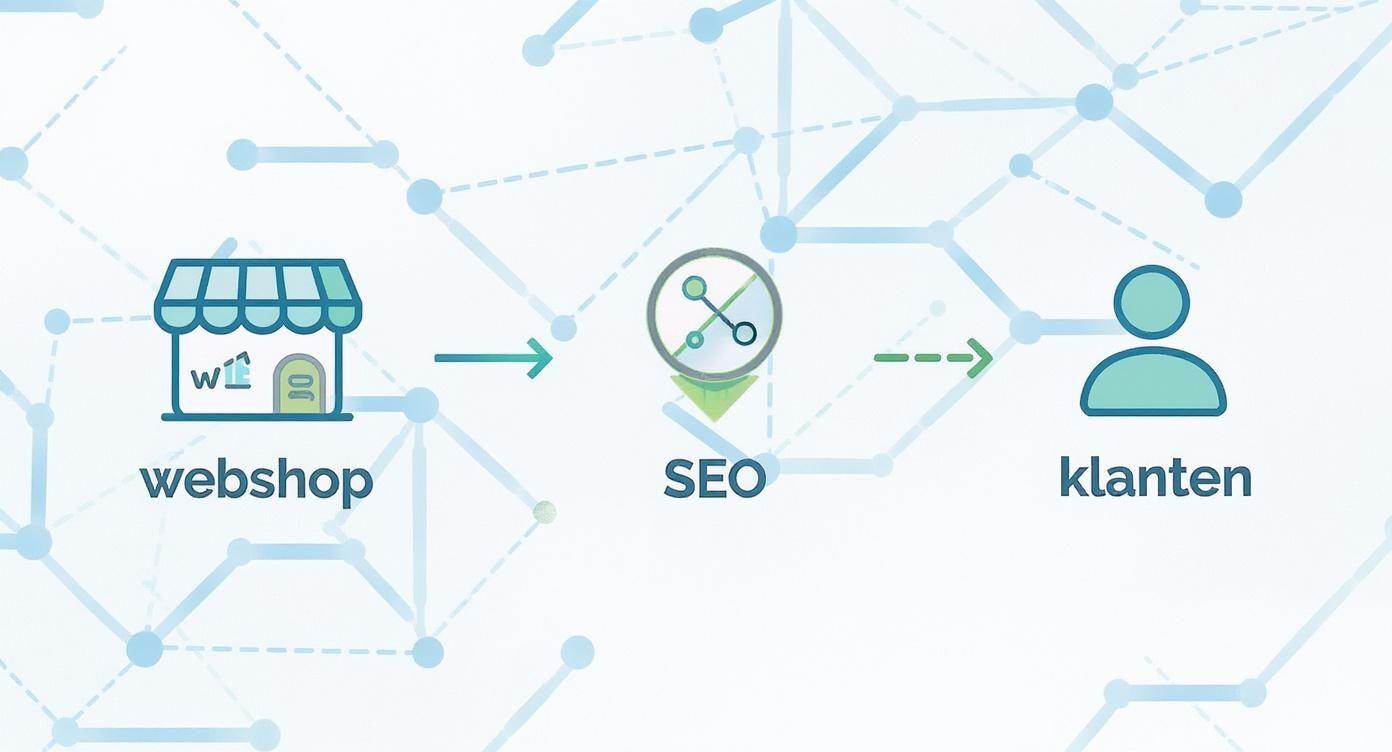 Infographic about seo voor webshops