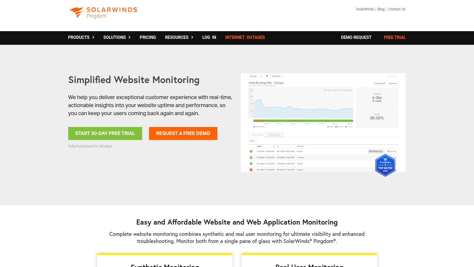 Pingdom (SolarWinds)