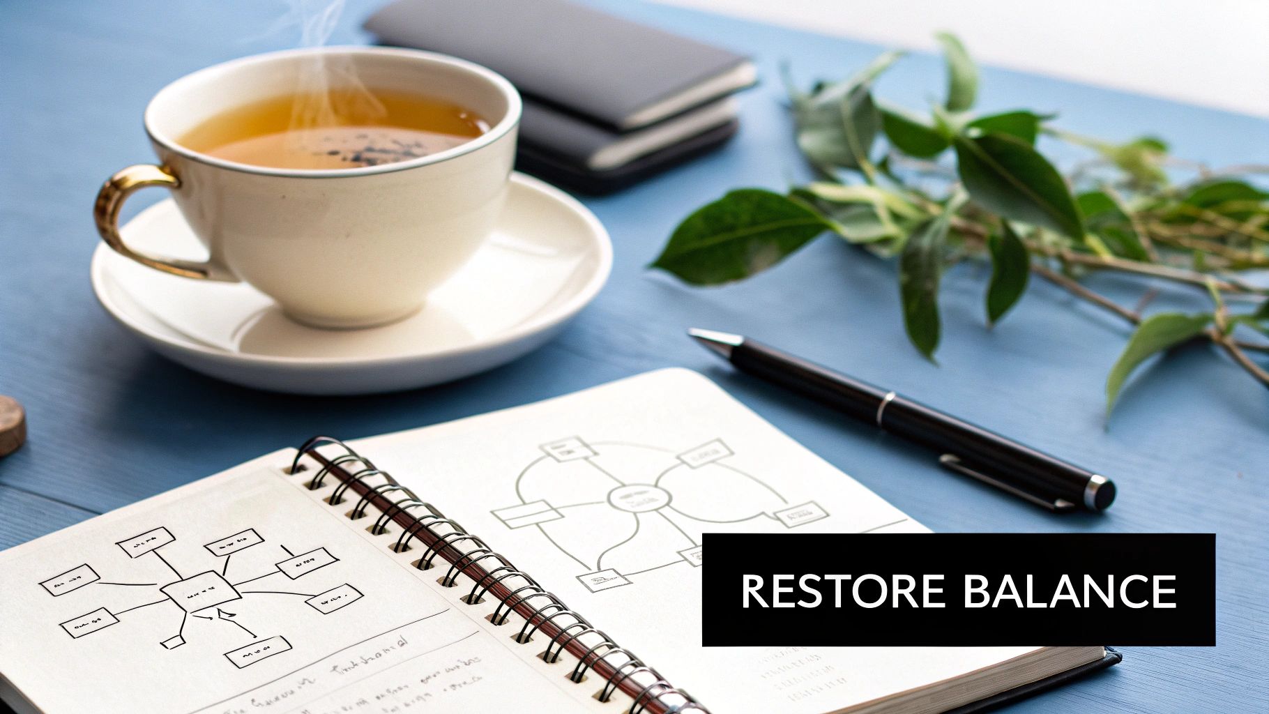 Three bowls with different colored powders representing the three doshas