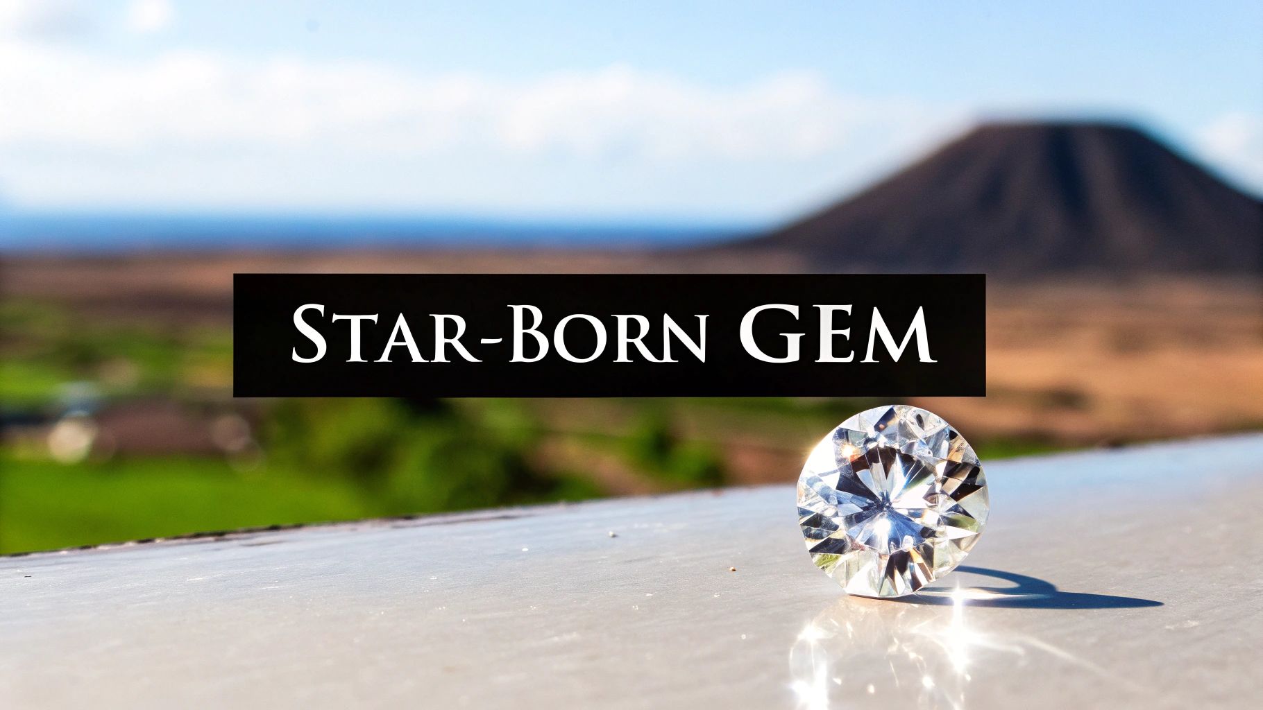 A moissanite ring with a sparkling gemstone in a silver setting