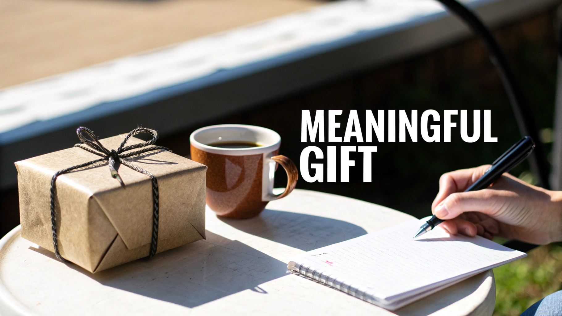 A woman wearing a beautiful Molenia necklace while smiling.