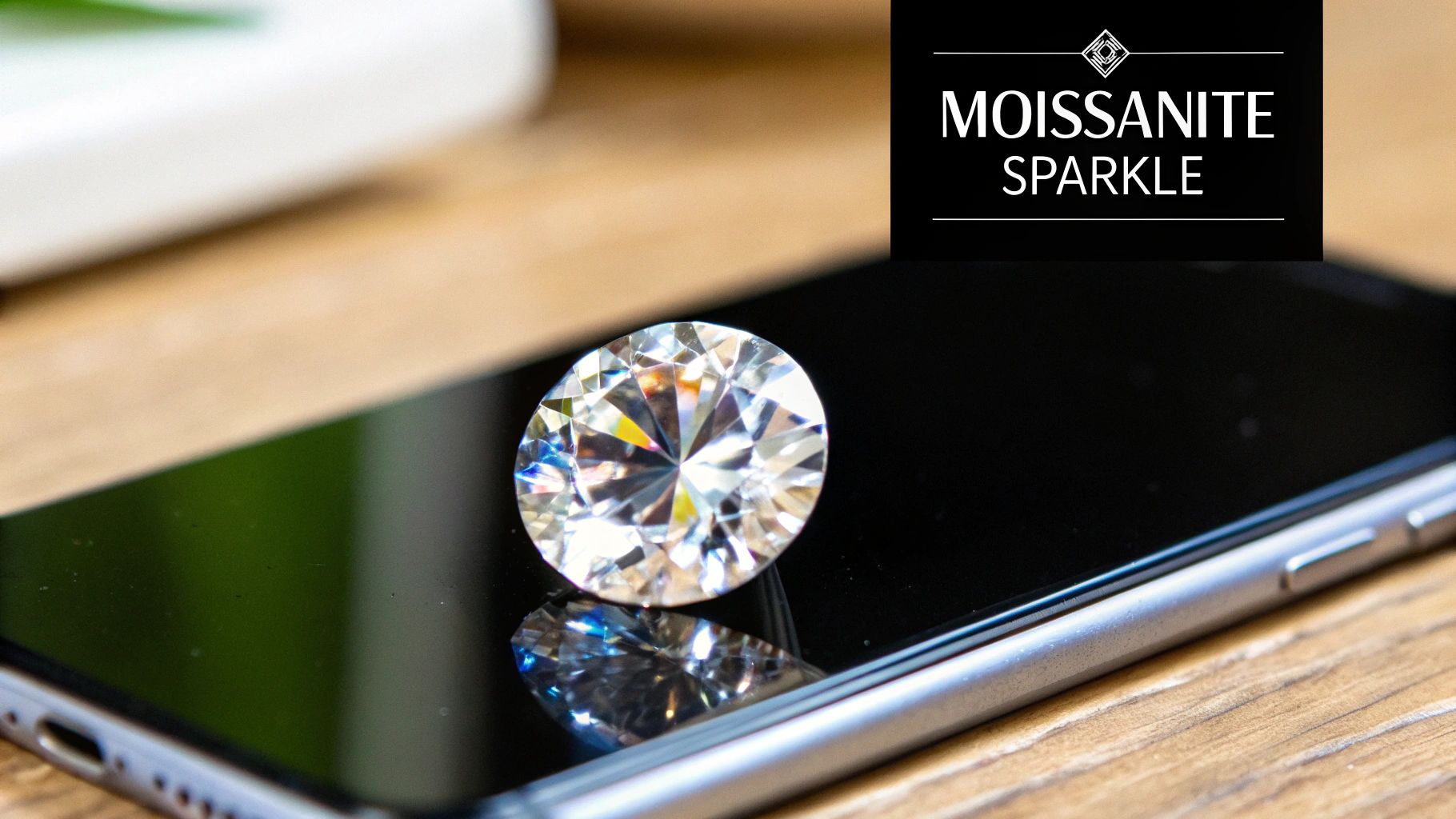 diamond VS moissanite jewelry