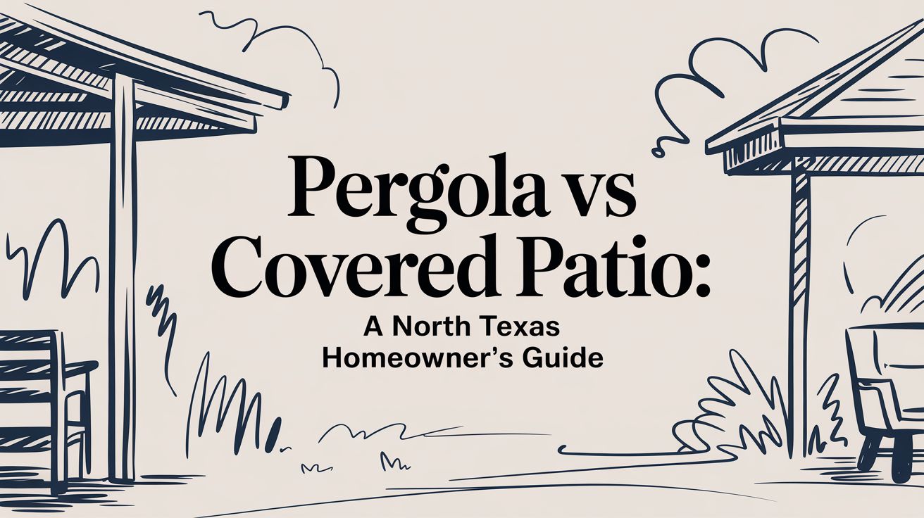 Pergola vs Covered Patio: A North Texas Homeowner's Guide