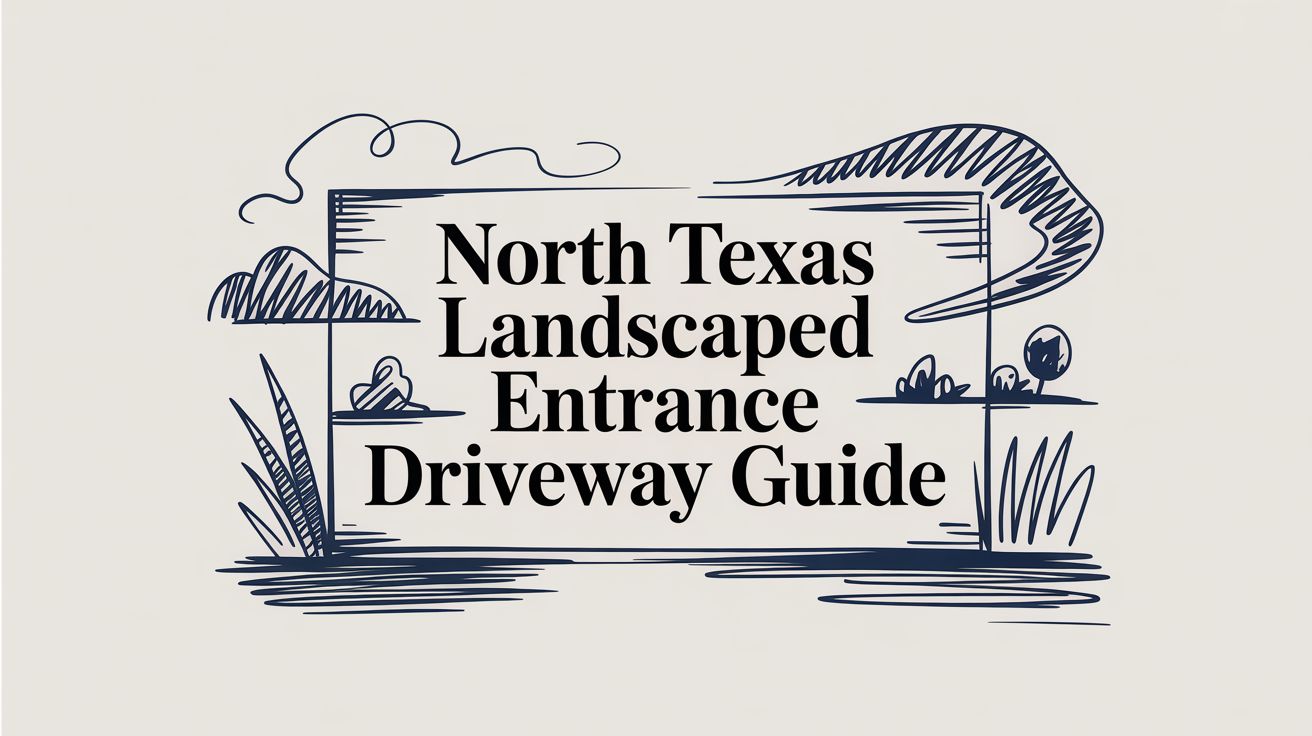 Your Guide to a Beautiful Landscaped Entrance Driveway in North Texas