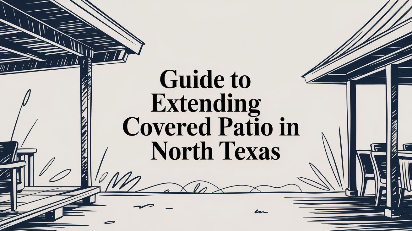 A Homeowner's Guide to Extending Your Covered Patio in North Texas