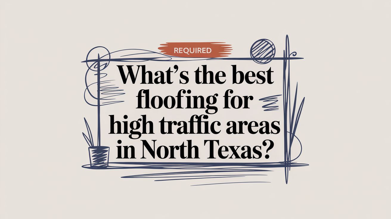 What's the Best Flooring for High Traffic Areas in Your North Texas Home?