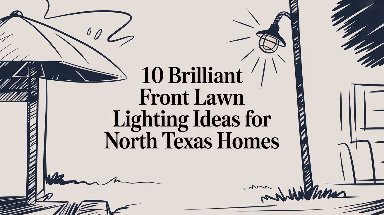 10 Brilliant Front Lawn Lighting Ideas for North Texas Homes