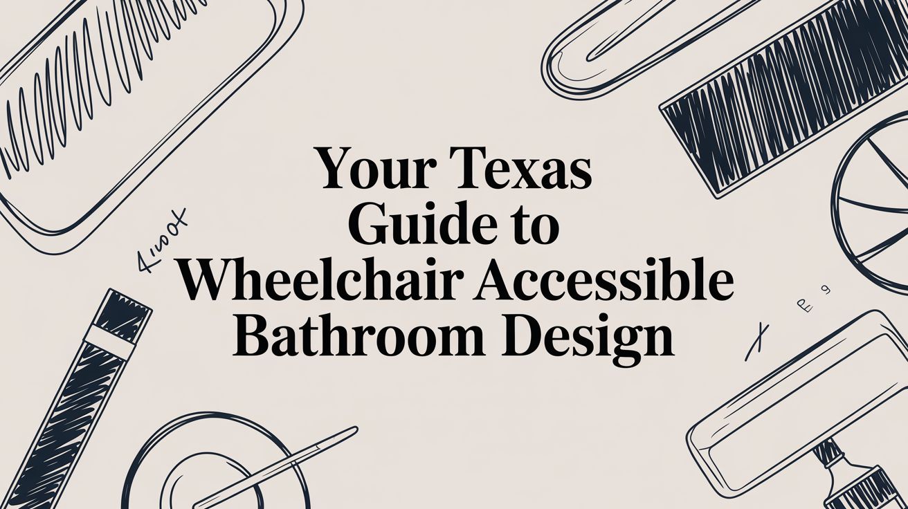 Your Granbury Guide to Wheelchair Accessible Bathroom Design