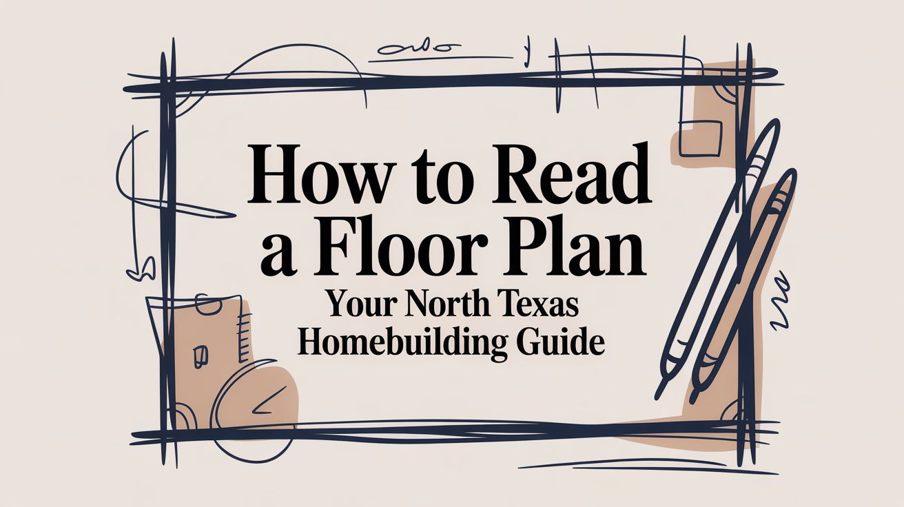 How to Read a Floor Plan: Your North Texas Homebuilding Guide