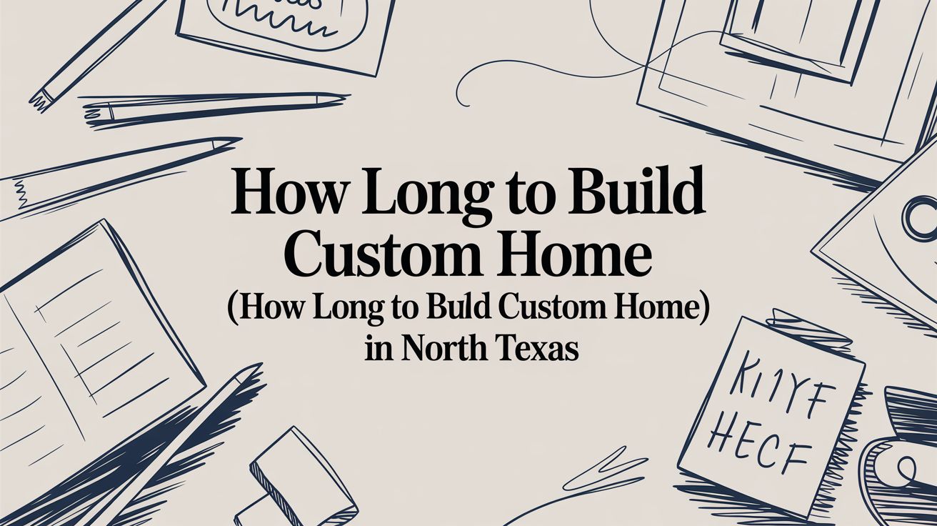 How Long Does It *Really* Take to Build a Custom Home in North Texas?