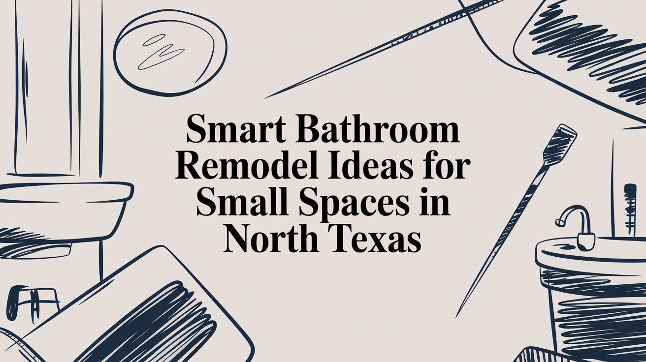 Smart Bathroom Remodel Ideas for Small Spaces in North Texas