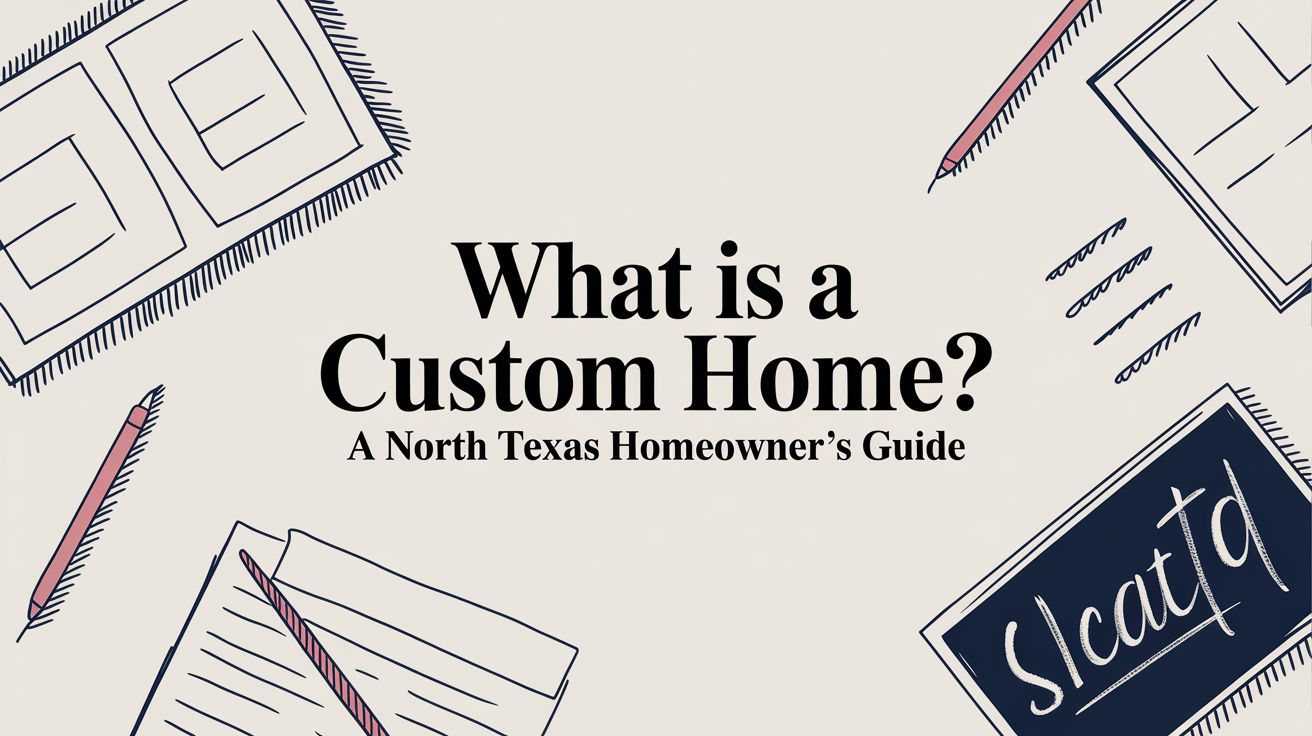 What Is a Custom Home? A North Texas Homeowner's Guide