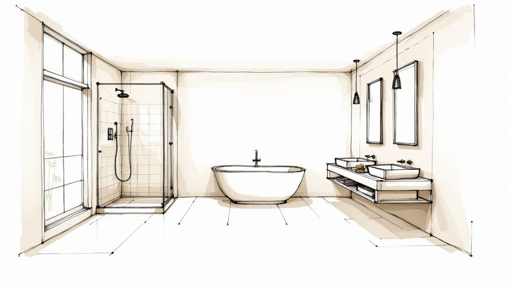 Spa-Inspired Ensuite Bathroom