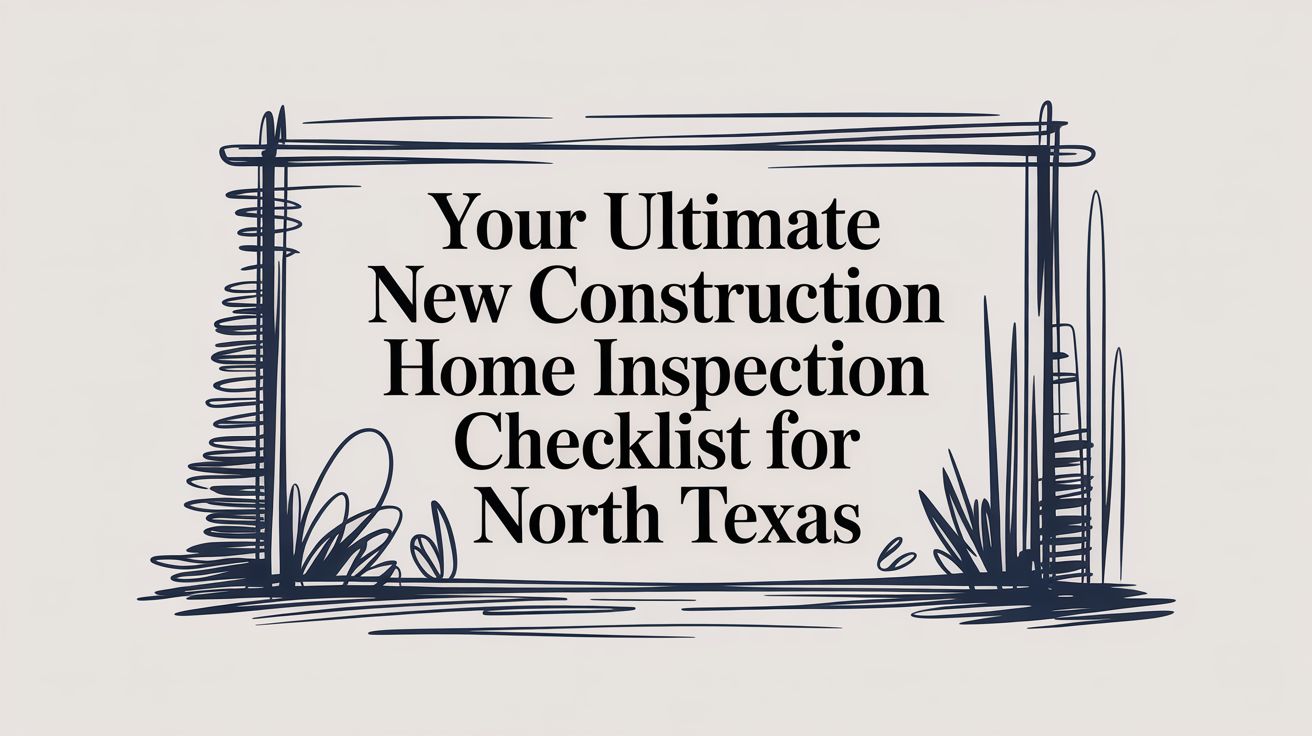 Your Ultimate New Construction Home Inspection Checklist for North Texas
