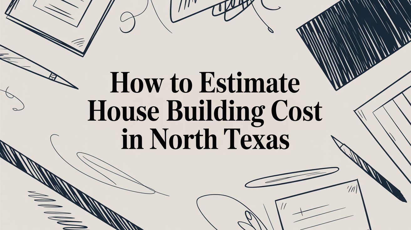 How to Estimate House Building Cost in North Texas