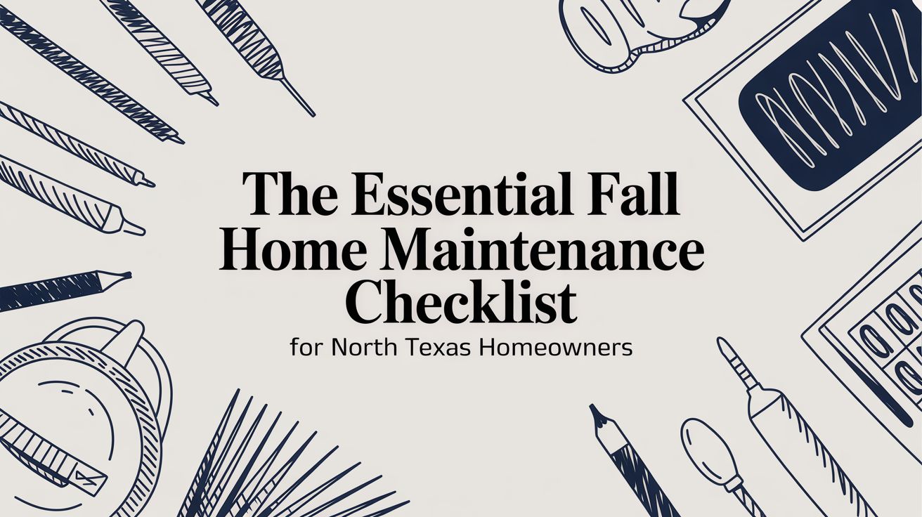 The Essential Fall Home Maintenance Checklist for North Texas Homeowners