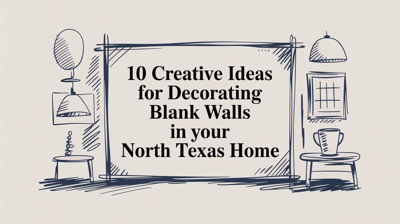 10 Creative Ideas for Decorating Blank Walls in Your North Texas Home