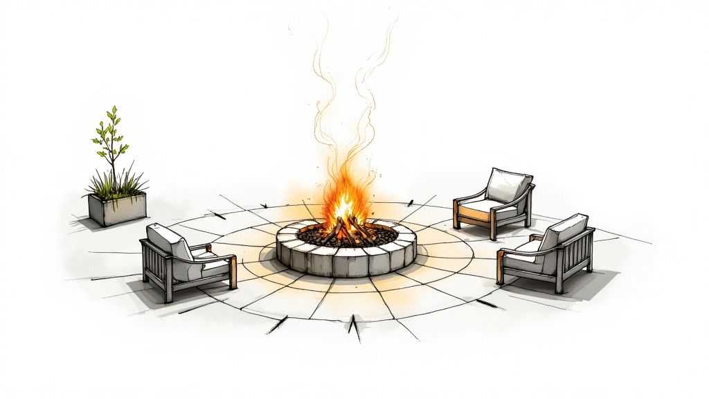 Fire Pits and Outdoor Fireplaces
