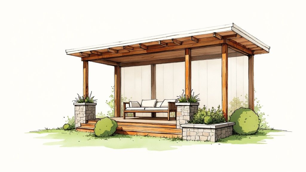 Seamless Screen Integration with Natural Materials