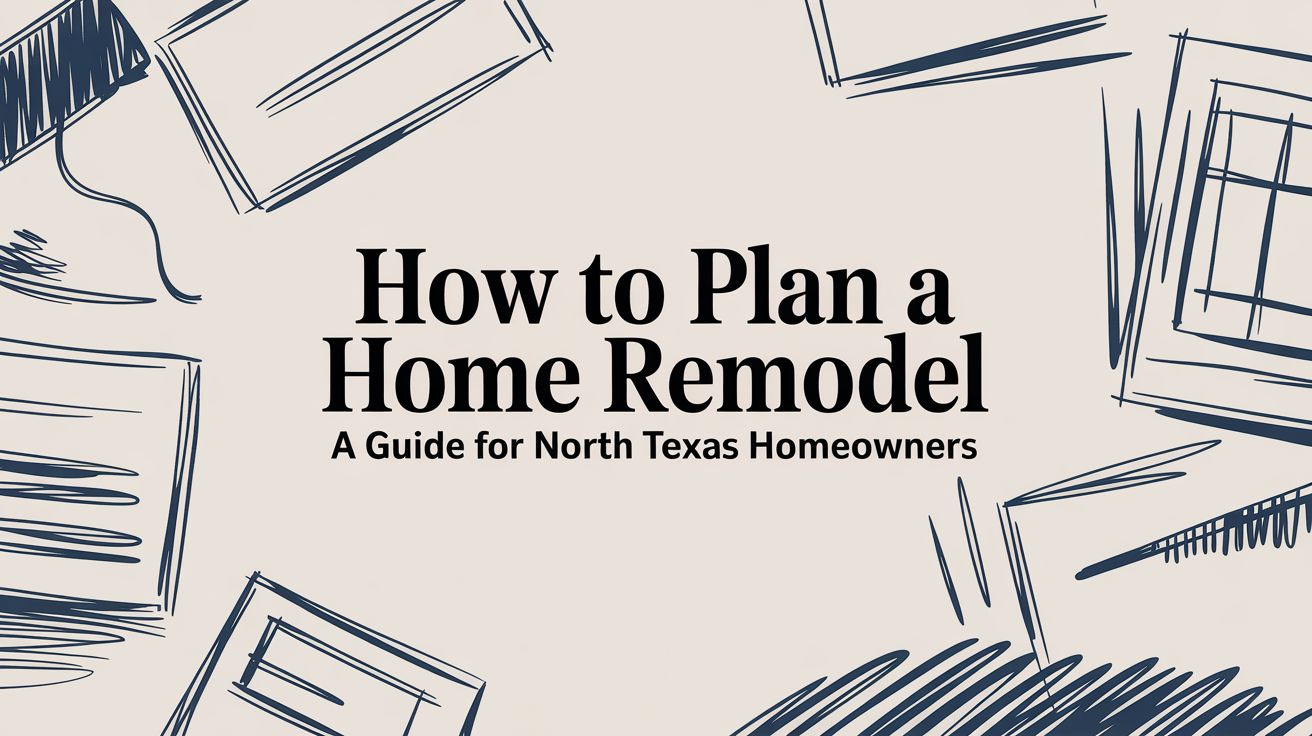 How to Plan a Home Remodel: A Guide for North Texas Homeowners
