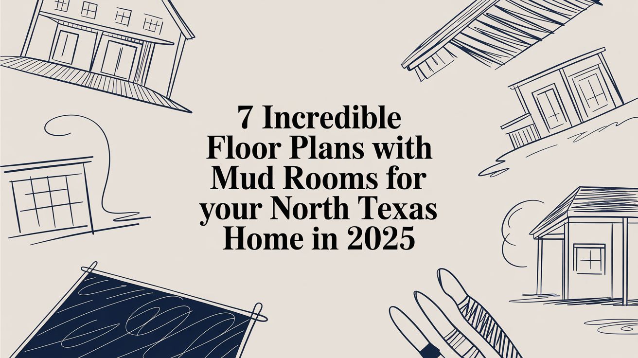 7 Incredible Floor Plans with Mud Rooms for Your North Texas Home in 2025