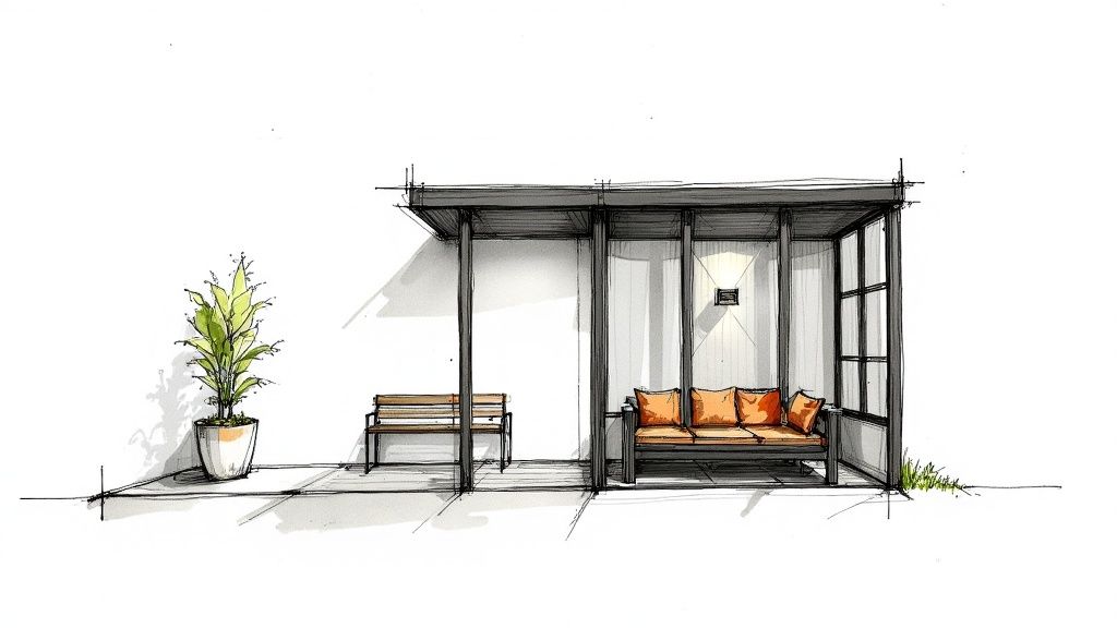 Industrial Metal Framework