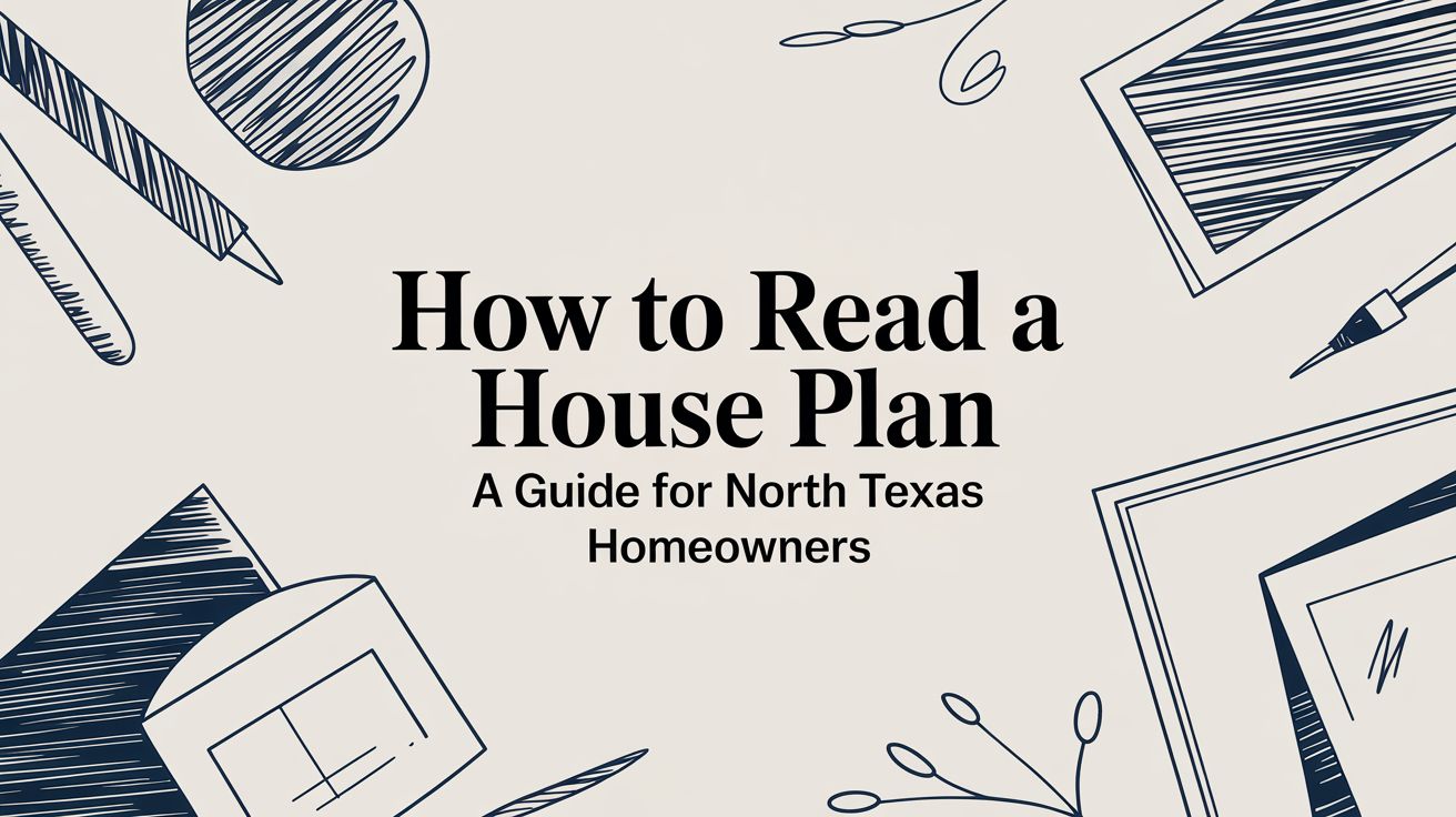 How to Read a House Plan: A Guide for North Texas Homeowners