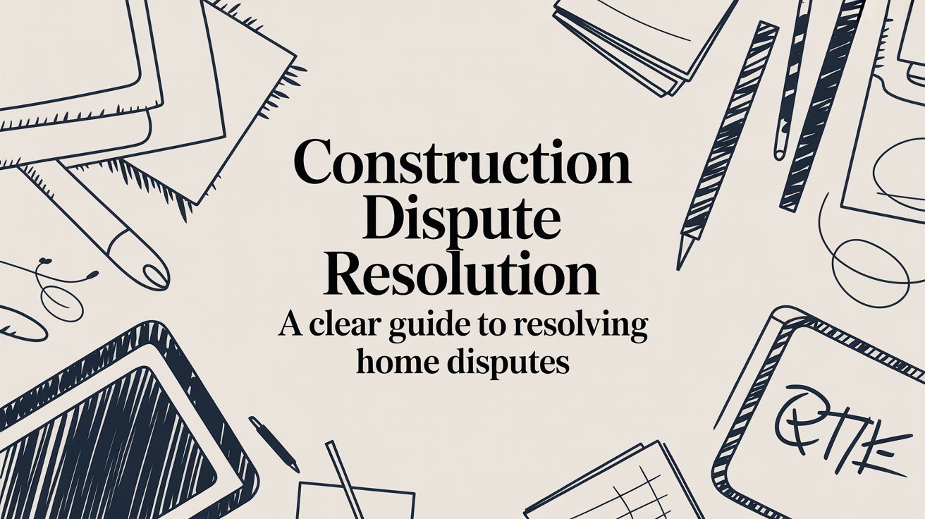Construction Dispute Resolution: A Clear Guide for North Texas Homeowners