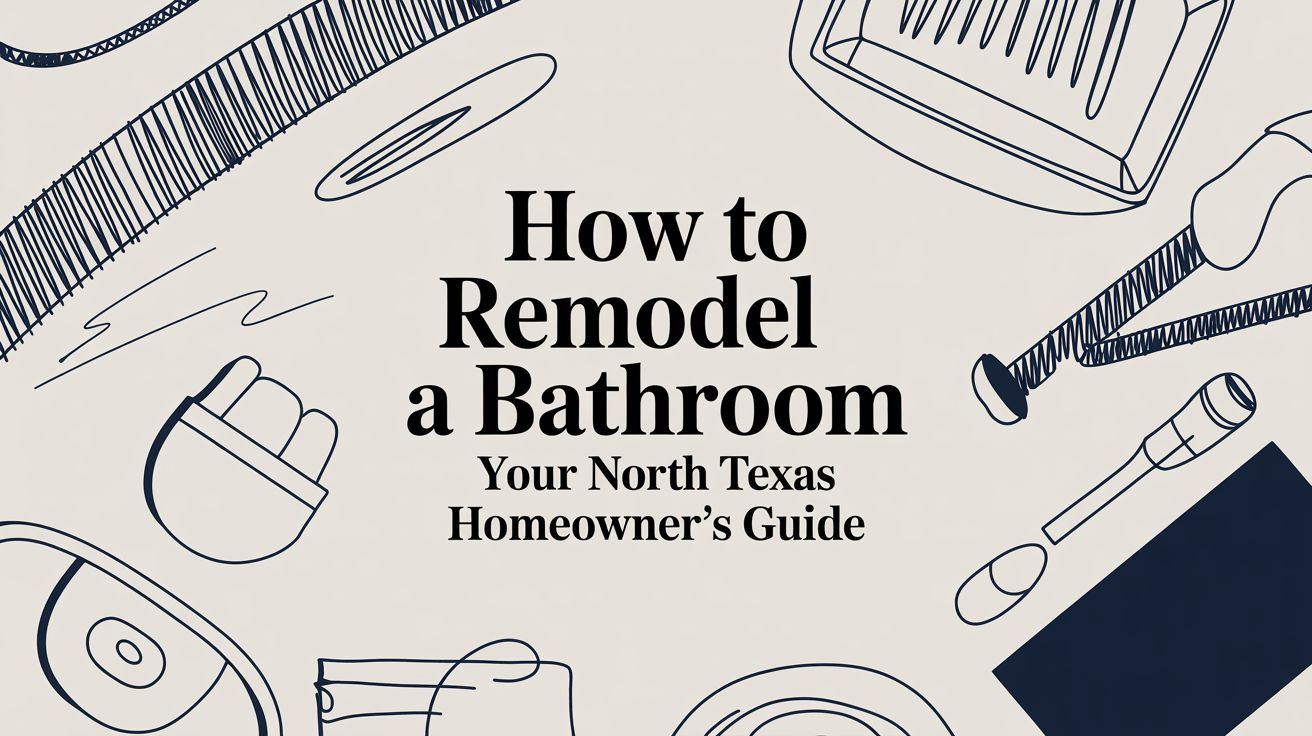 How to Remodel a Bathroom: Your North Texas Homeowner's Guide