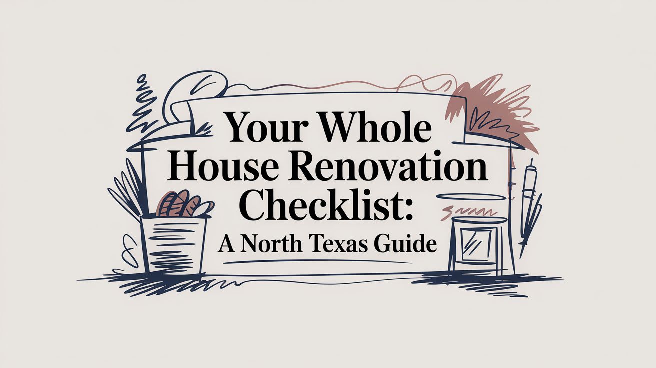 Your Whole House Renovation Checklist: A North Texas Guide