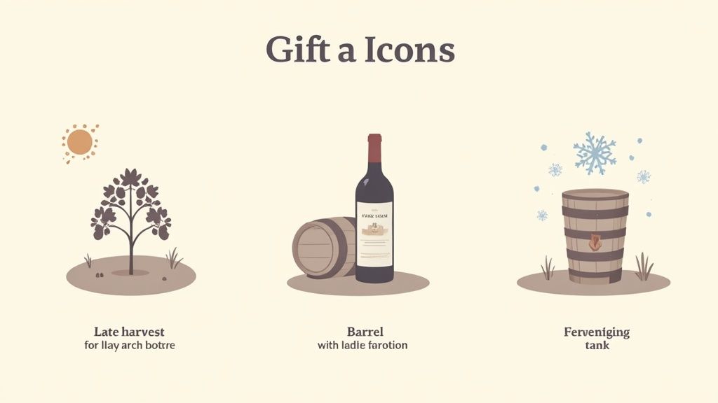 Grapes hanging on a vine, looking ripe and ready for harvest.