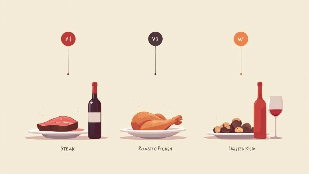 A beautifully arranged charcuterie board with cheese, meats, fruits, and a glass of red wine